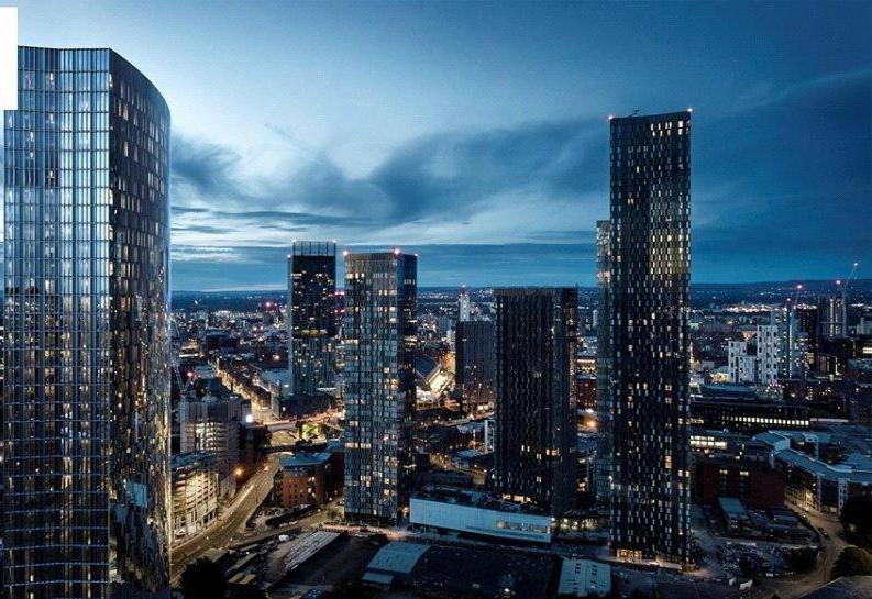 Luxury 2 Bedroom Apartment Manchester City Centre Eksteriør billede